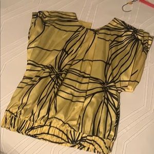 Statement silk blouse